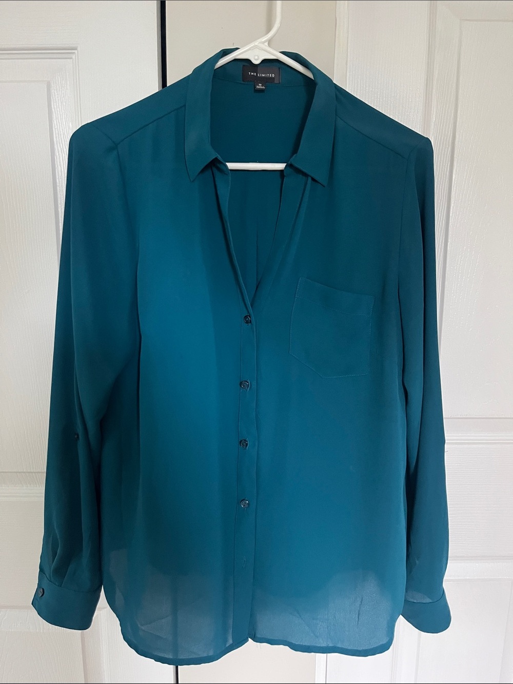 The Limited Teal Button-Down Shirt - Women